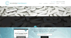 Desktop Screenshot of ecodesignmiamibeach.com